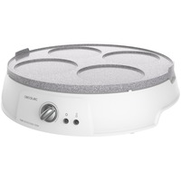 Cecotec 2-in-1 Fun Crepestone Twin, Crêpesmaker weiß