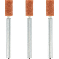 Dremel Korund-Schleifspitze Ø 4,8 mm (8153), Schleifstift 3 Stück, Schaft Ø 3,2mm