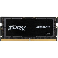 Kingston FURY SO-DIMM 32 GB DDR5-4800  , Arbeitsspeicher schwarz, KF548S38IB-32, Impact, INTEL XMP