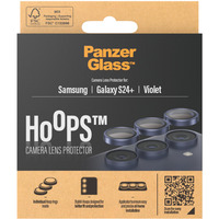 PanzerGlass Hoops Kameraschutz, Schutzfolie violett, Samsung Galaxy S24+