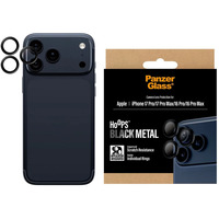 PanzerGlass Hoops Kameraschutz, Schutzfolie schwarz, iPhone 17 Pro Max / 16 Pro / 16 Pro Max