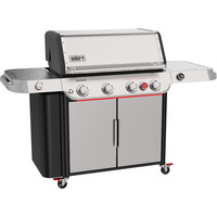 Weber Gasgrill Genesis SP-435W GBS edelstahl, 21,1 kW, mit Sear Zone und Seitenkocher, Modell 2025