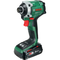 Bosch Akku-Schlagschrauber UniversalImpactDrive 18V-210 grün, Li-Ionen Akku 2,0Ah, Koffer, POWER FOR ALL ALLIANCE