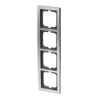 Busch-Jaeger Rahmen vierfach chrom, Retail