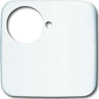 Busch-Jaeger Zentralscheibe Abdeckung Ruftaster oder WC-Ruf weiß, Retail