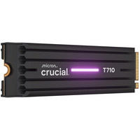 Crucial T710 2 TB, SSD PCIe 5.0 x4, NVMe 2.0, M.2 2280, mit Kühlkörper