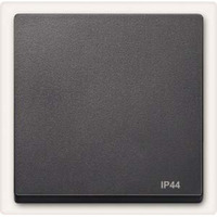 Merten Single Wippe für Wechselschalter Kreuzschalter und Taster anthrazit, Retail