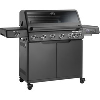 RÖSLE Gasgrill EPICFLAME Pro 6 schwarz, 800° Primezone, Backburner, Smart, Vario+ Grillrostsystem