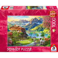 Schmidt Spiele Erholung in den Dolomiten, Puzzle 1000 Teile