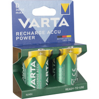 VARTA Recharge Accu Power HR20, D (Mono), 3.000 mAh, Akku 2 Stück