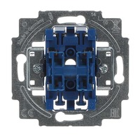Busch-Jaeger Serienschalter-Einsatz 230 Volt 10 Ampere Typ 2000/5 US Unterputz mit Steckklemme blau, Retail