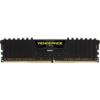 Corsair DIMM 16 GB DDR4-2666 , Arbeitsspeicher schwarz, CMK16GX4M1A2666C16, Vengeance LPX, INTEL XMP