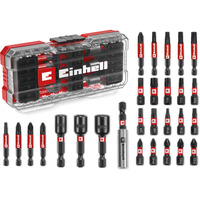 EINHELL S-CASE schlagfester Bit-Satz mit Bithalter, 28-teilig 