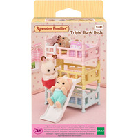 EPOCH Traumwiesen Dreistöckiges Babyhochbett von Sylvanian Families, Puppenhaus 