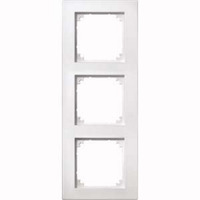 Merten Rahmen drei fach bündiger Einbau weiß, Retail