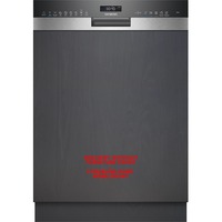 Siemens SN55ZS07CE iQ500, Spülmaschine edelstahl (gebürstet)/schwarz, 60 cm, Home Connect