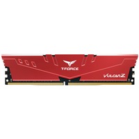 Team Group DIMM 8 GB DDR4-3600 , Arbeitsspeicher rot, TLZRD48G3600HC18J01, VULCAN Z, INTEL XMP