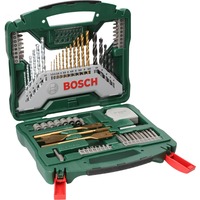 Bosch Heimwerken & Garten X-Line Titanium Bohrer- und Schrauber-Set, 70-teilig, Bohrer- & Bit-Satz grün