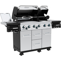 Broil King Gasgrill Imperial S 690 IR edelstahl, mit Infrarot-Seitenbrenner und Heckbrenner