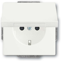 Busch-Jaeger Schutzkontakt Steckdosen Einsatz 20 EUKB-884 weiß, Retail