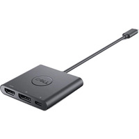 Dell Adapter USB-C > HDMI + DisplayPort, mit Power Pass-Through schwarz