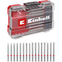 EINHELL  Bit-Set in M-CASE, 16-teilig, Bit-Satz extra lang, 90 mm