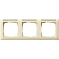 Gira Rahmen 3-fach mit Schriftfeld glänzend Retail