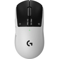Logitech Gaming G Pro X2 SUPERSTRIKE, Gaming-Maus hellgrau/schwarz, LIGHTSPEED, HERO 2, für Windows