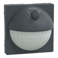 Merten Sensor-Modul mit Schalter für System M, Bewegungsmelder mit Präsenzfunktion, Unterputz anthrazit, Retail