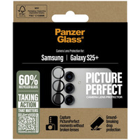 PanzerGlass PicturePerfect Kameraschutz, Schutzfolie transparent/schwarz, Samsung Galaxy S25+