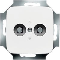0 Potentialausgleich Anschlussdose zweifach Unterputz weiß, Retail