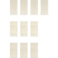 Bosch Professional Expert M480 Netzstruktur-Schleifblatt-Set 93 x 186mm, K80 / 120 / 180 10-teilig, für Schwingschleifer