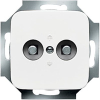 Busch-Jaeger Potentialausgleich Anschlussdose zweifach Unterputz weiß, Retail