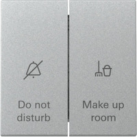 Gira Wippschalter mit Anzeige für Hotelzimmerstatus aluminium, Retail
