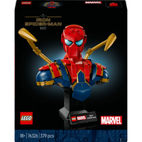 LEGO 76326 Marvel Iron Spider-Man Büste, Konstruktionsspielzeug 