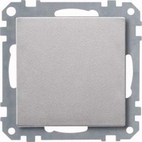 Merten Blindabdeckung für Relais und Unterputzgeräte ohne Krallen aluminium, Retail