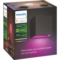 Philips HUE White & Color Ambiance Resonate Wandleuchte, LED-Leuchte schwarz, einstrahlig