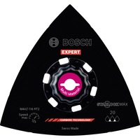 Bosch Professional Expert Carbide Schleifplatte MAVZ 116 RT2 MultiMaterial, Ø 116mm, Schleifscheibe Starlock Max, K20