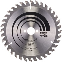 Bosch Professional PRO Wood Kreissägeblatt, Ø 160mm, 36Z Bohrung 20mm, für Handkreissägen
