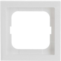 Busch-Jaeger Rahmen einfach für Schalter, Taster und Steckdosen, future linear, Typ 1721-184K weiß (glänzend), Retail