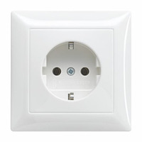 Busch-Jaeger Schutzkontakt Steckdose Unterputz 20 EUJR-914 weiß, Retail