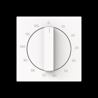 Busch-Jaeger Zentralscheibe mit Aufdruck, Abdeckung weiß, Retail