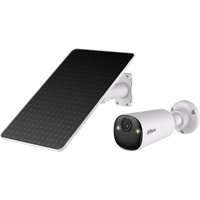 Dahua DH-KIT/BF4CP-4G-XL/M0508, Überwachungskamera weiß/schwarz, Kamera + Solarpanel (8W)