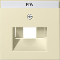 Gira Zentraleinsatz mit Abdeckung für Universal-Anschluss-Einheit und ISDN-Anschluss, Zentralplatte Retail