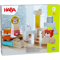 HABA Bausteine Tierparade buche