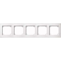 Merten Rahmen fünffach waagerecht und senkrecht montierbar weiß, Retail