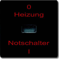 Busch-Jaeger Wippe Heizung Notschalter 2102 H-35 anthrazit, Retail