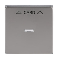 Busch-Jaeger Zentralscheibe für Cardschalter, Abdeckung edelstahl, Retail