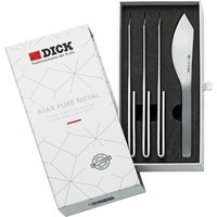 DICK Steakmesser AJAX Pure Metal, 4er-Set edelstahl