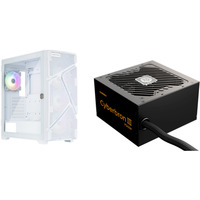 Enermax MarbleShell MS31 RGB + Cyberbron III 750W, Tower-Gehäuse weiß, Bundle (Gehäuse + Netzteil)